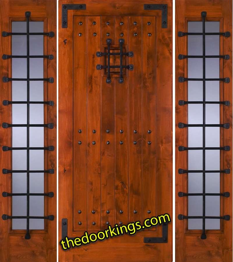 sw70 knotty alder with two sw50 sidelites